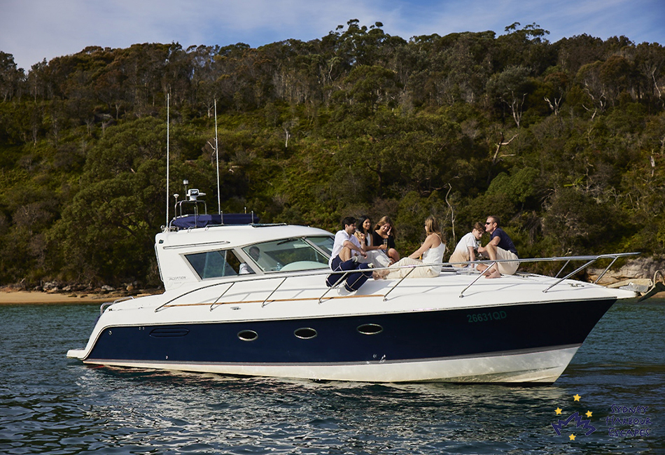 INCEPTION 36' Genesis Power Cruiser Wedding Charter